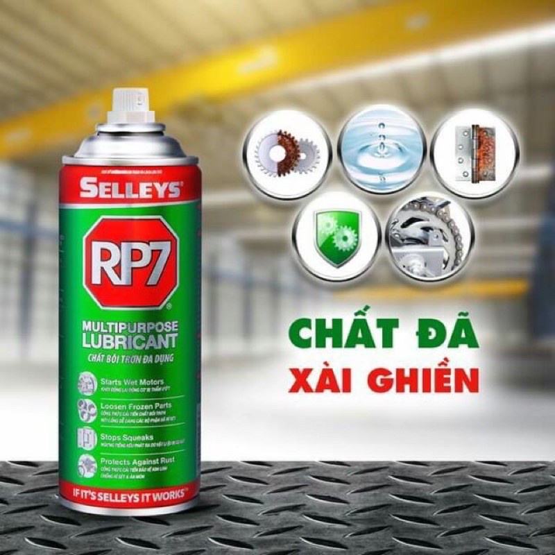 Chai Xịt RP7 Chống Rỉ Sét Và Bôi Trơn Chính Hãng Loại Lớn, Nhỏ
