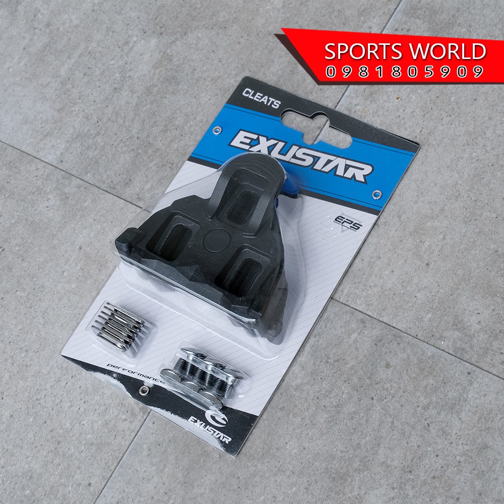 Can giày xe đạp, cleats hệ Shimano 0 độ EXUSTAR E-BSL1 Hàng Đài Loan