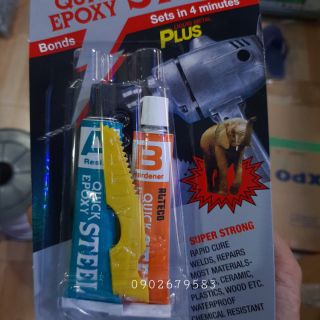 Keo AB epoxy Thái đa năng xám