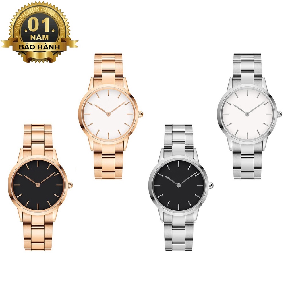 Đồng Hồ Unisex DW Iconic Link dây thép 28mm 32mm 36mm 40mm - FULL BOX - Bảo Hành 1 Năm