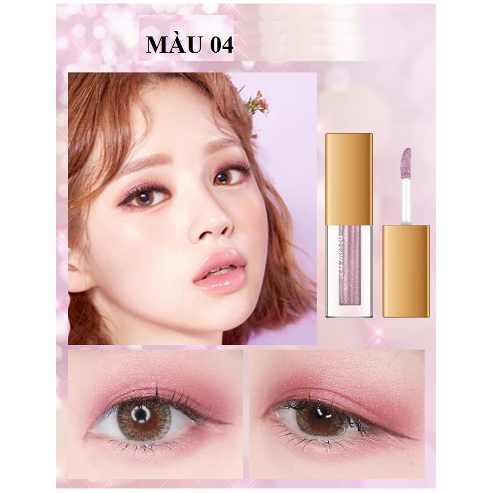 Nhũ mắt trang điểm kim tuyến Lameila Liquid Eye Shadow phấn nhũ lấp lánh hot trend cực xinh Yasan