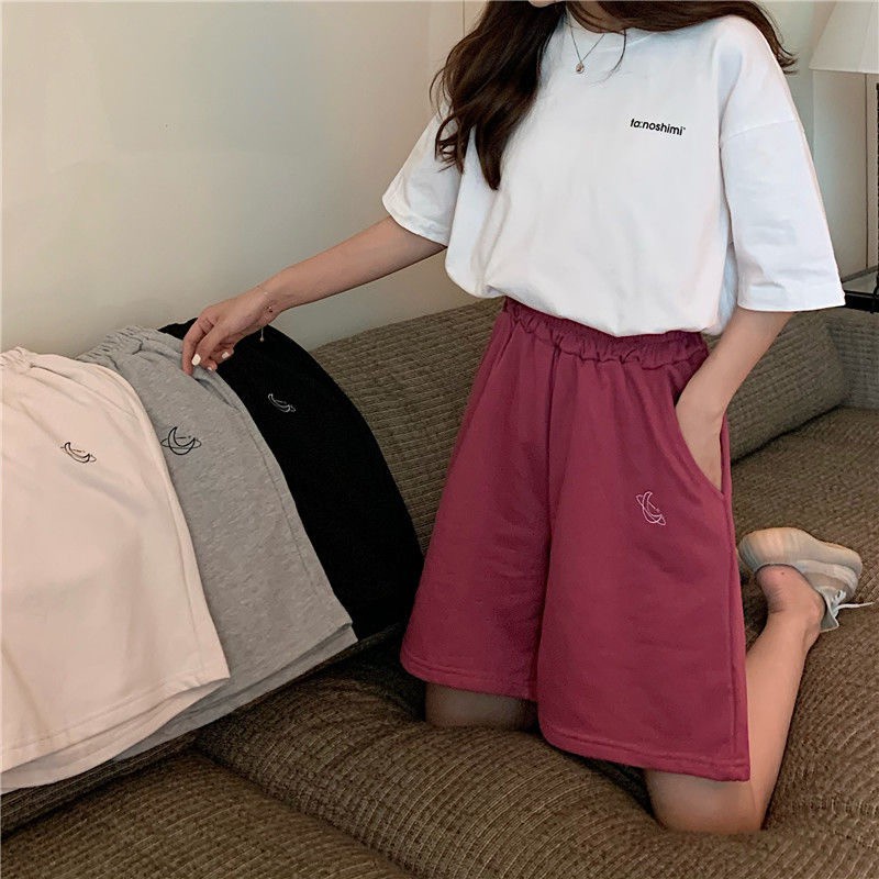 Quần shorts lửng thun nữ mẫu basic dễ mặc