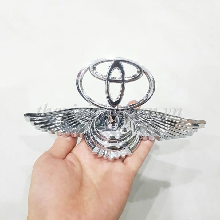 Logo gắn mui xe cánh thiên thần 3D - xe Toyota( hàng mới về )