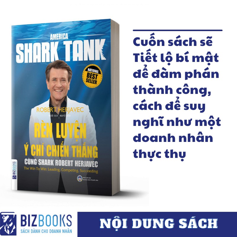 BIZBOOKS - Sách - AMERICA SHARK TANK - Rèn luyện ý chí chiến thắng cùng SHARK ROBERT HERJAVEC | BigBuy360 - bigbuy360.vn