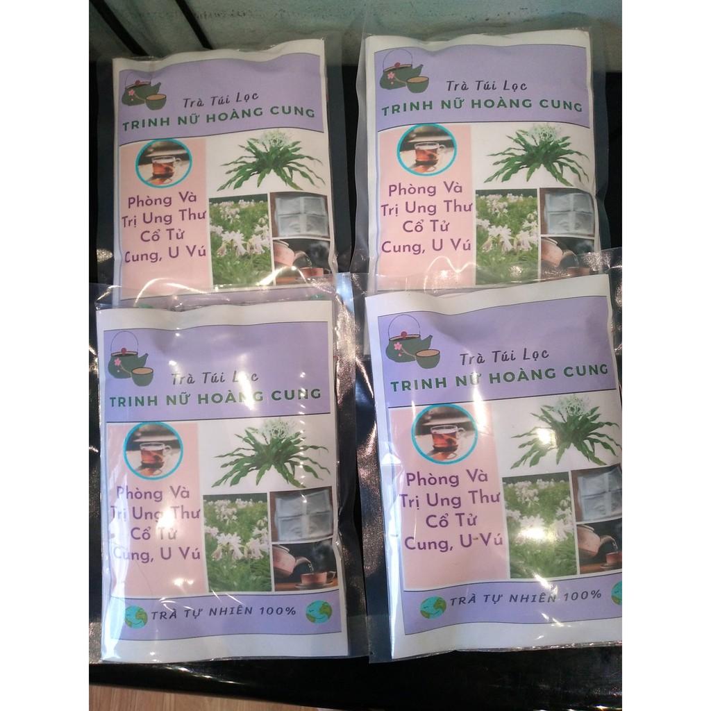 Trà TRINH NỮ HOÀNG CUNG - 40 Túi Lọc, Phòng Và Giảm Ung Thư Cổ Tử Cung