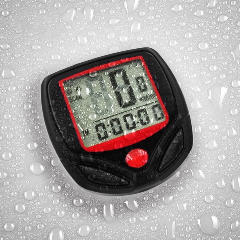 Đồng Hồ Điện Tử Chống Nước Màn Hình Lcd Cho Xe Đạp