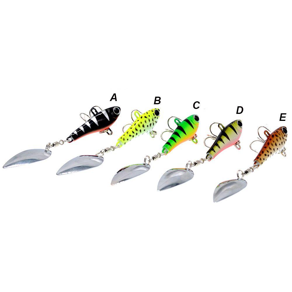 Mồi Câu Cá Giả Bằng Kim Loại Có Móc Rung