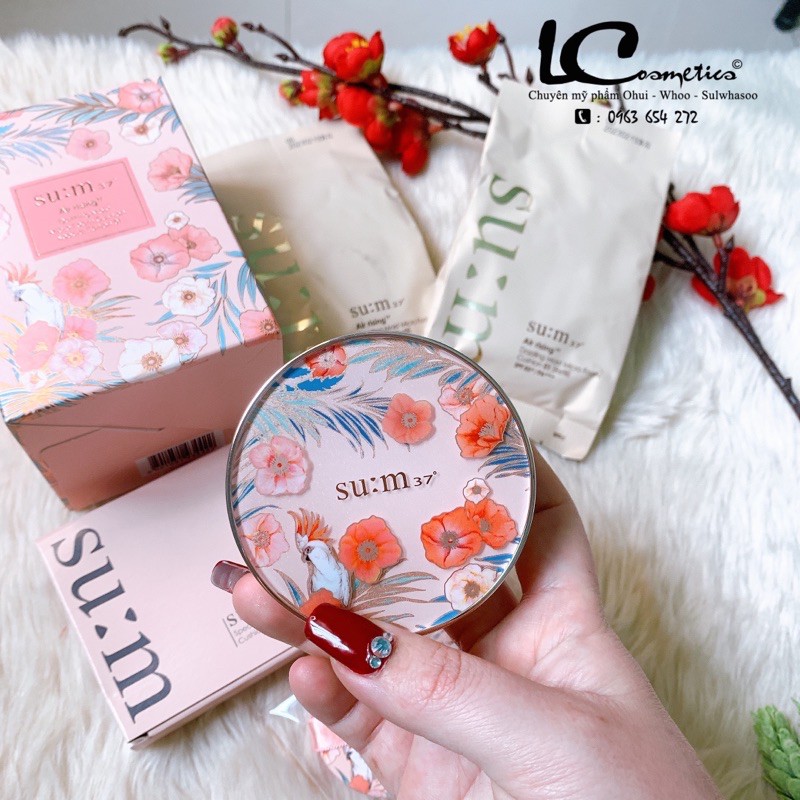 Phấn Nước Su:m37 Air Rising TF Dazzling Moist Micro Foam Limited 2020❤️SIÊU HOT❤️che khuyết điểm tốt-căng bóng-mọng mịn | BigBuy360 - bigbuy360.vn