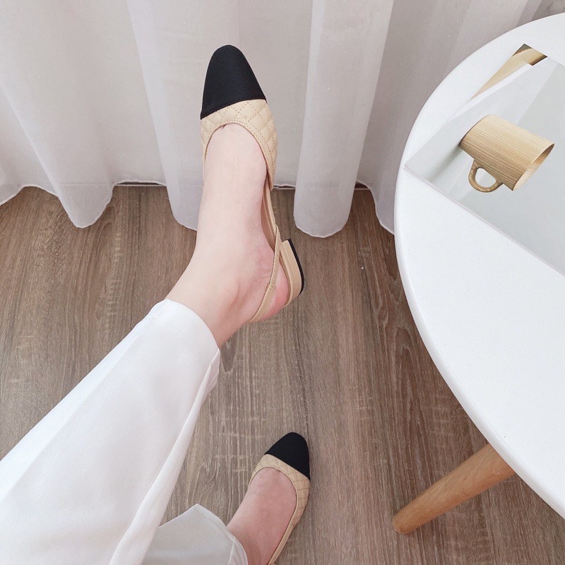 Sandal trần chỉ đế bệt fullbox