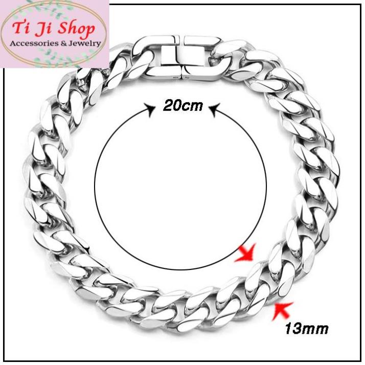 LẮC TAY LẶC ĐƠN INOX 13LY VÁC CẠNH CAO CẤP đẹp, không đen