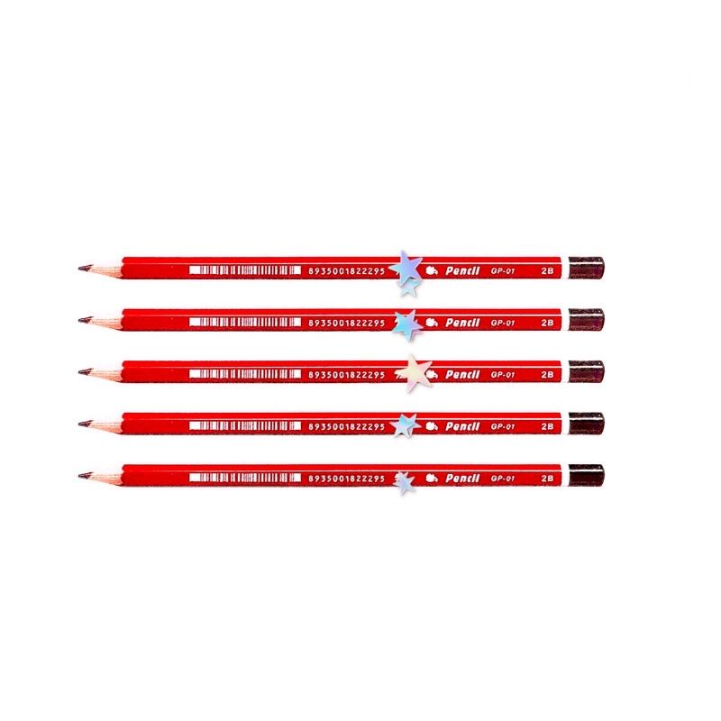 Bút chì 2B HB Thiên Long nét đậm chữ đẹp (combo 2 bút)