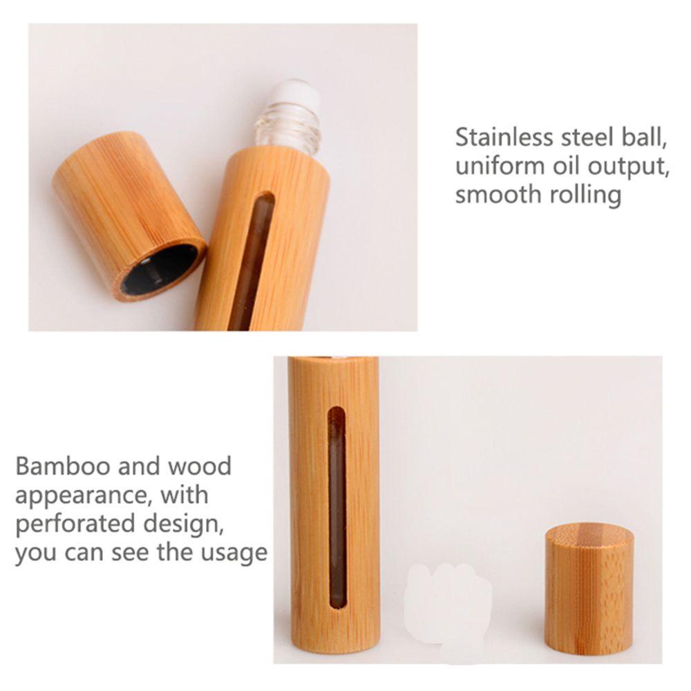 Lọ Rỗng Đựng Tinh Dầu Dạng Lăn Chất Liệu Tre Bền Bỉ