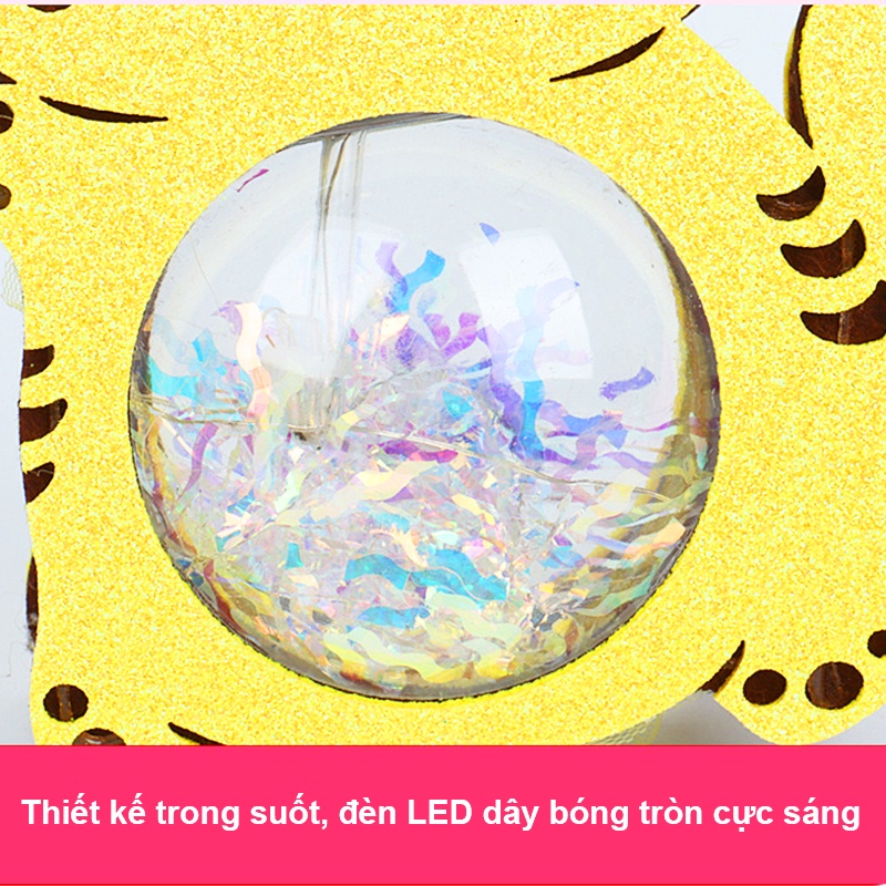 Đèn lồng trung thu phát sáng hình thú Baby-S, Lồng đèn trung thu nhiều màu sắc cho bé hot trend 2022 – SDC067[Mã BBSH5 G