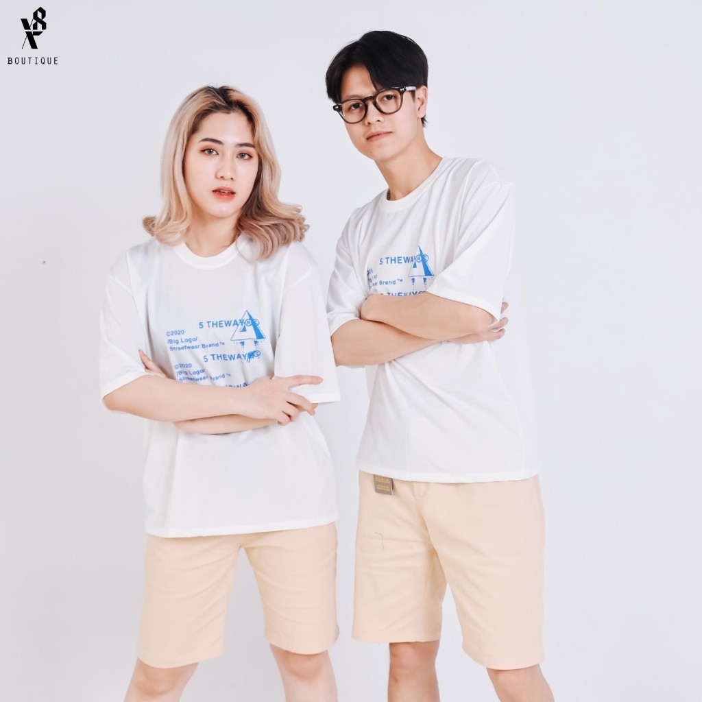 Áo Thun Unisex  Áo Phông Nam Nữ Form Rộng Cotton Thấm Hút Mồ Hôi