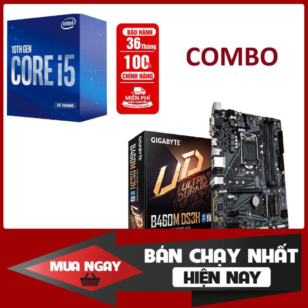 CPU Intel Core i5 10400 hàng new fullbox- bảo hành 36 T intel Việt Nam