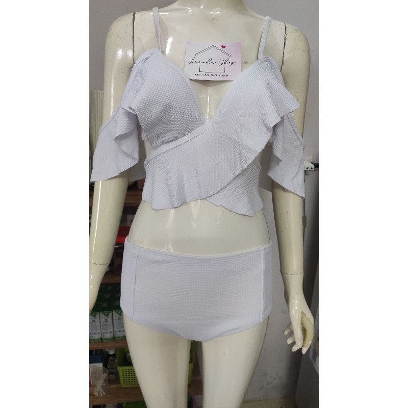 Bikini Áo Tắm 2 Dây Bánh Bèo LMD22 Tôn Dáng Cạp Cao Hottrend 2021 Hàng Quảng Châu Sang Chảnh Xịn Đẹp Sexy | BigBuy360 - bigbuy360.vn