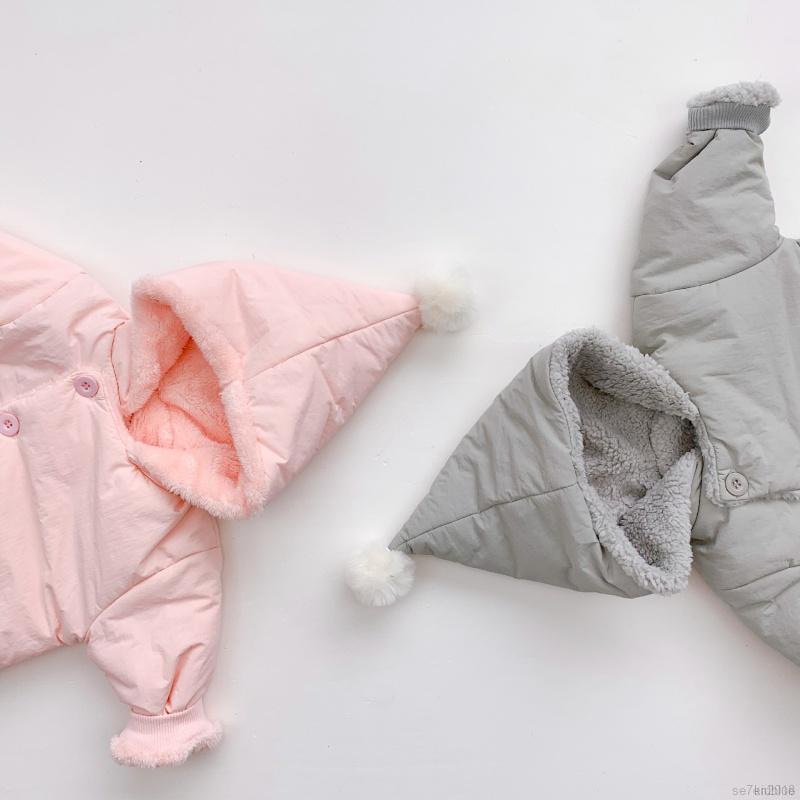 Áo Khoác Dày Có Nón Giữ Ấm Cho Bé