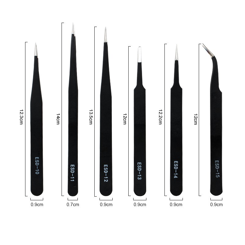 Nhíp Inox Chống Tĩnh Điện Chuyên Dụng Cho Gắn Mi Giả Chất Lượng Cao