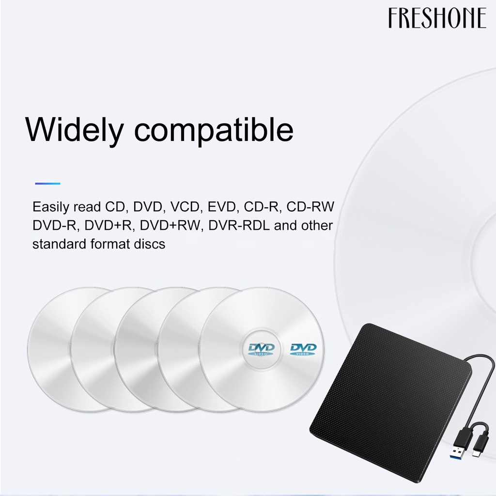 Ổ Đĩa CD-RW DVD Đa Năng Usb 3.0 Type-C Cho PC Laptop | BigBuy360 - bigbuy360.vn