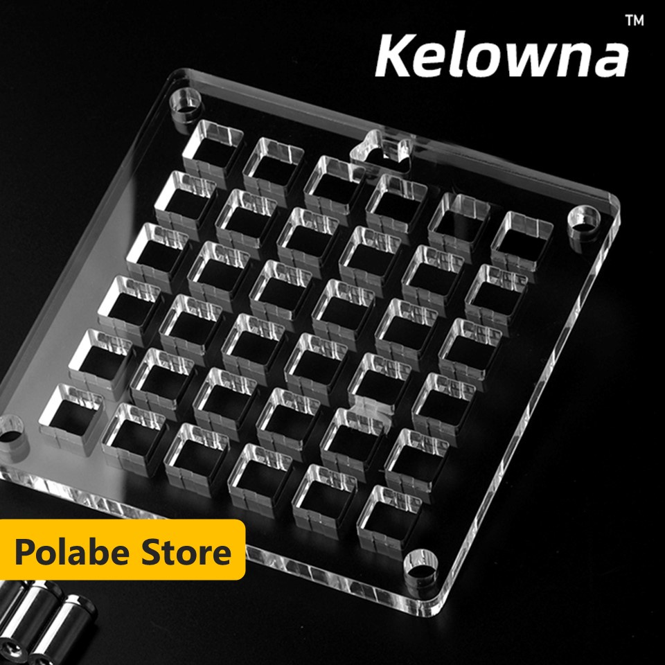 Switch tester 6x6 (36 slot) có chân đế, hàng xịn chính hãng Kelowna - Polabe Store