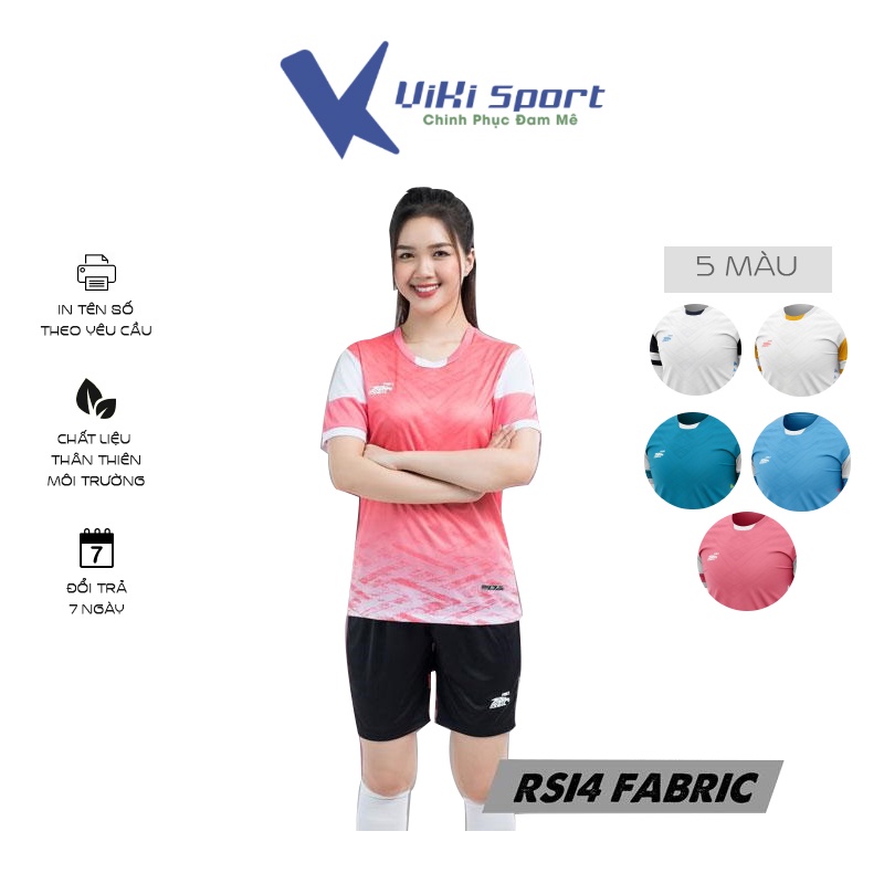 Bộ quần áo bóng đá nam nữ không logo RIKI RK1.0, vải thun lạnh cao cấp unisex - ViKi Sport