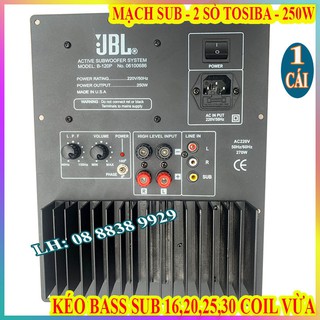 Mạch siêu trầm jb 2 sò tô nguồn vuông nhập khẩu - mạch sub điện - giá 1 mạch