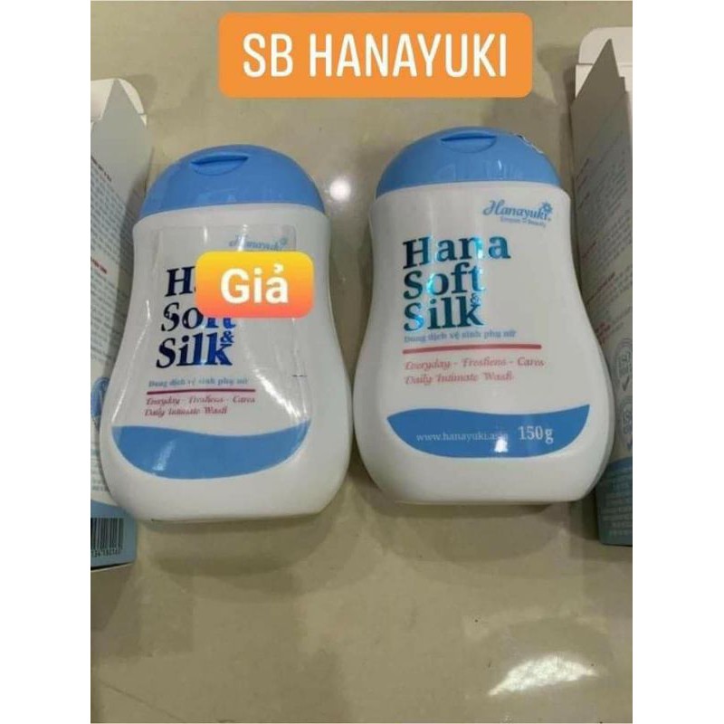 [GIÁ SỈ] Dung Dich Vệ Sinh Phụ Nữ Hana Soft &amp; Silk Hanayuki Cho Vùng Kín The Mát