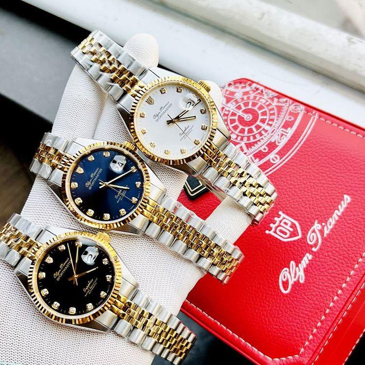 [Automatic] Đồng Hồ Cơ Olym Pianus OP89322A Dây Thép Nam Chính Hãng - KWS