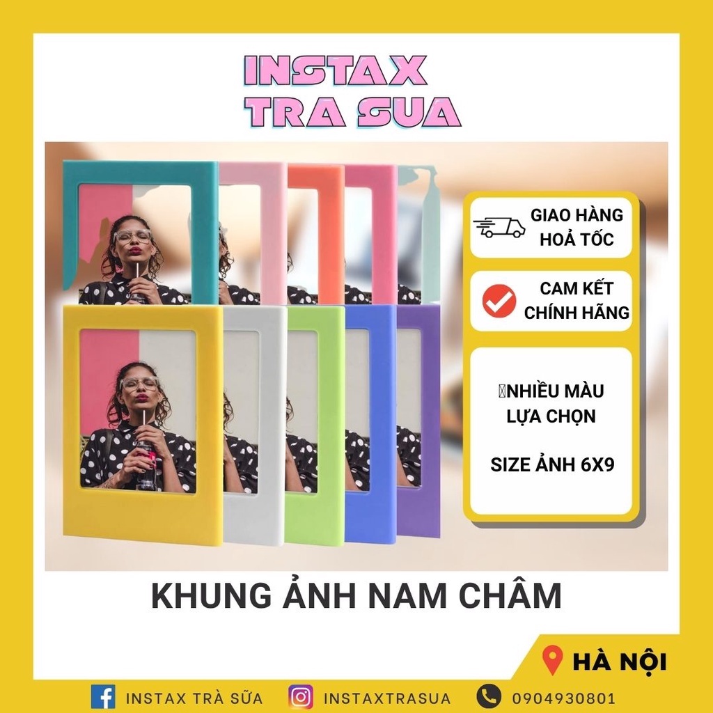 KHUNG ẢNH NAM CHÂM - KHỔ CHỮ NHẬT CỠ CARD ATM