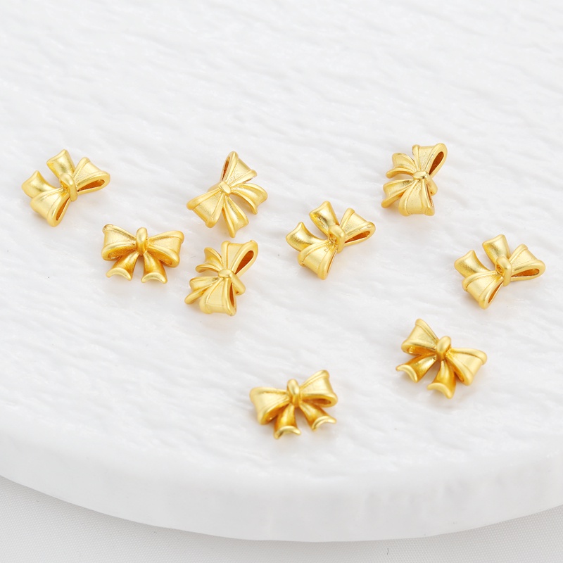 Mặt Dây Chuyền Bằng Đồng Mạ Vàng 18k 9 * 12mm Tự Làm Trang Sức Tiện Dụng