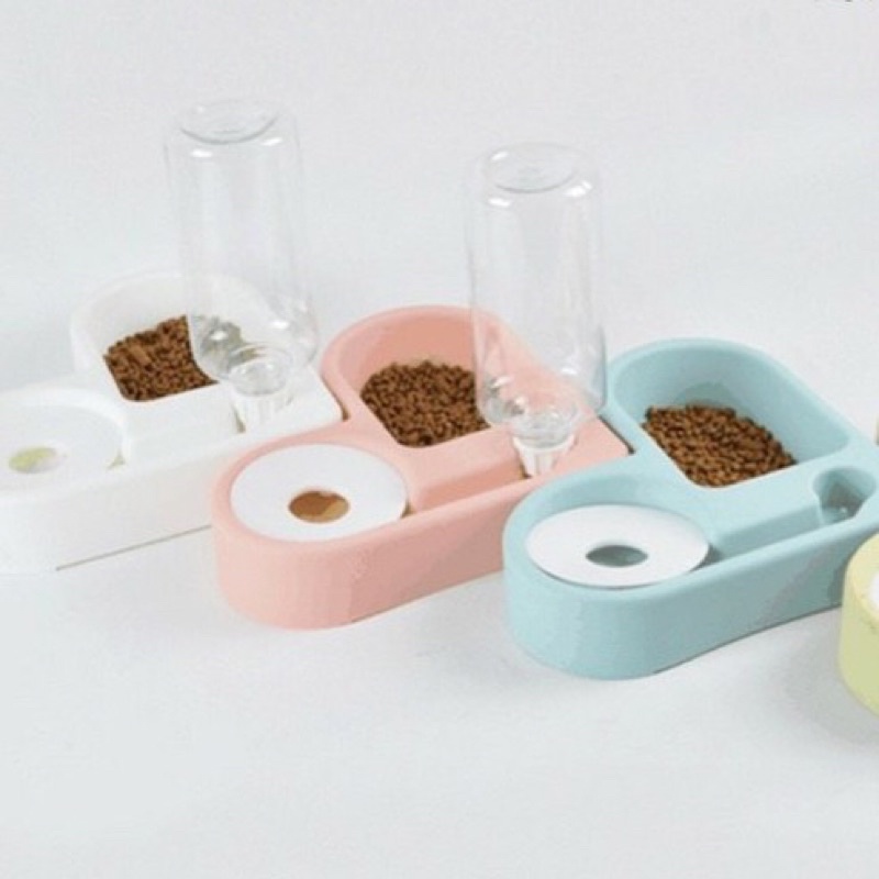 Bát ăn đôi kèm bình nước