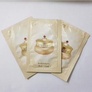 Combo 10 gói dưỡng thể Whoo Spa DATE 20/01/2023