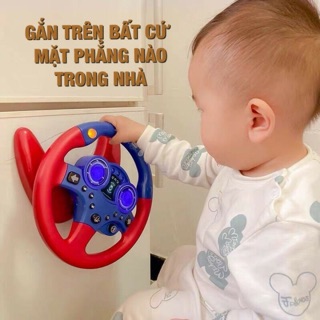 Đồ chơi vô lăng xe hơi trẻ em cực vui