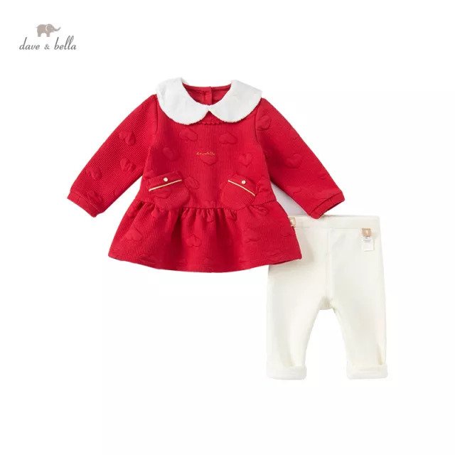 Bộ váy tim đỏ_Dave&amp;Bella_DB18947