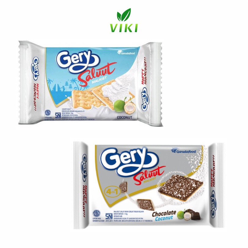 Bánh Quy Gery Dừa/ Socola Dừa Gói 105g