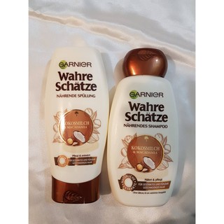 Bộ dầu gội Garnier Kokosmilch & Macadamia