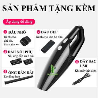 MÁY HÚT BỤI  Mini cầm tay X2001CS - [ HÚT SIÊU MẠNH SIÊU KHỎE ] -  Không Dây và Có Dây Cho Ô Tô và Gia Đình , giá rẻ