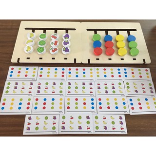 Bộ câu đố logic chấm tròn màu sắc