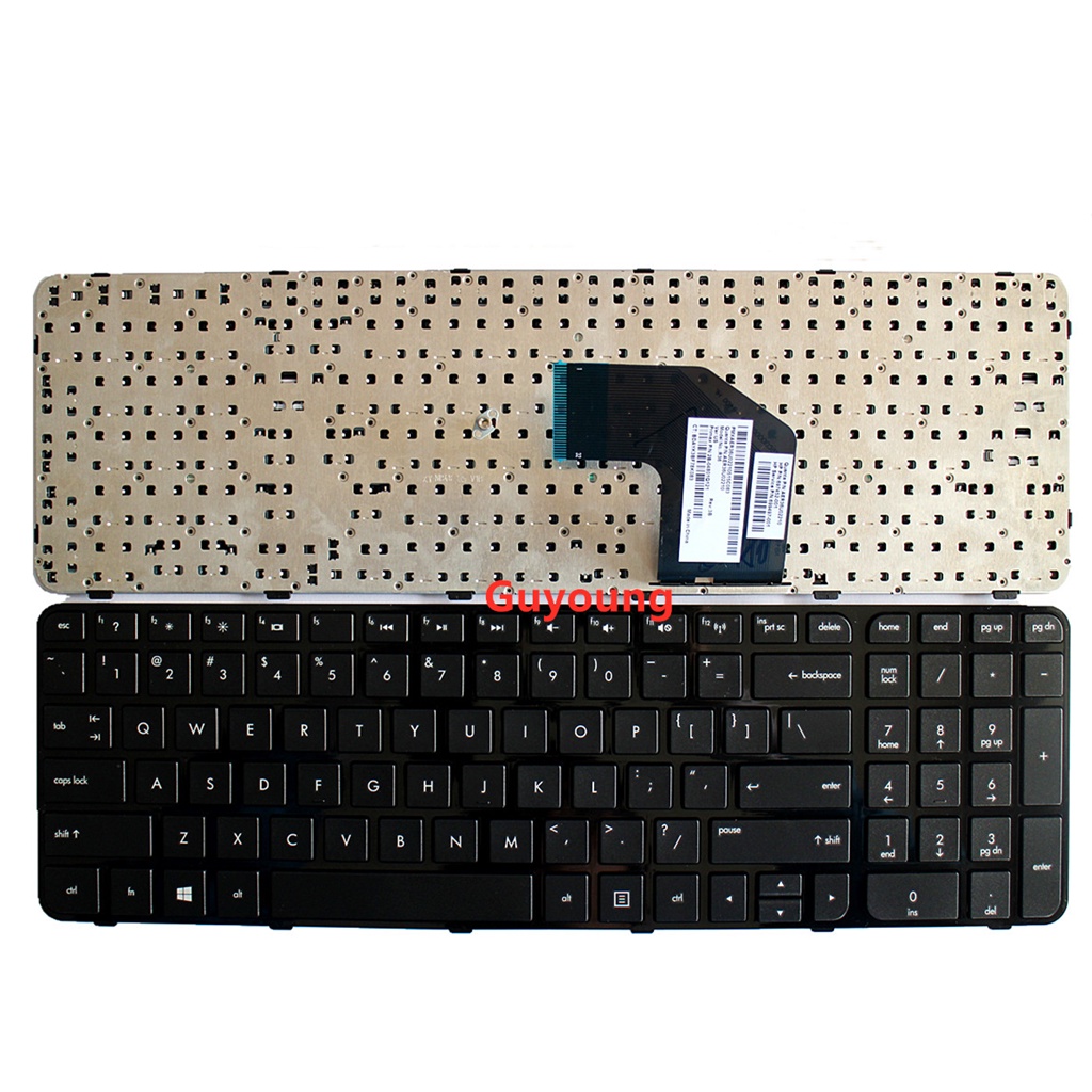 Laptop US English keyboard FOR HP Pavilion G6-2000 G6Z-2000 g6-2100 G6-2163sr AER36Q02310 R36  BLACK with Frame