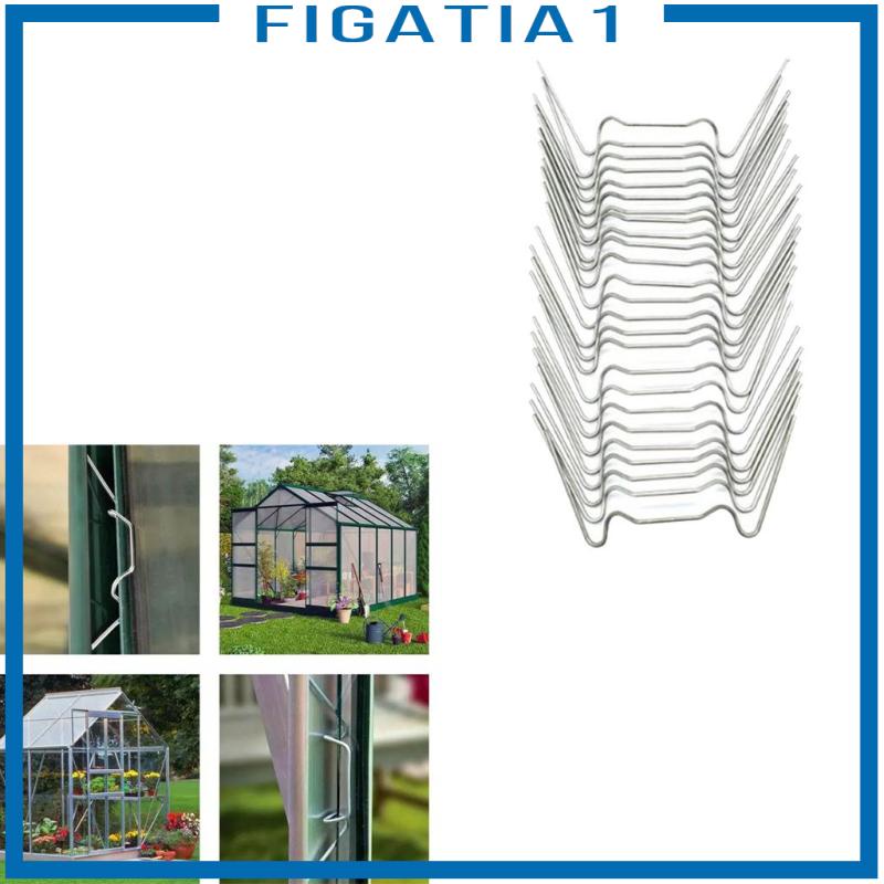 Set 1 / 25 Kẹp Kính Bằng Thép Không Gỉ Thay Thế Cho Nhà Kính