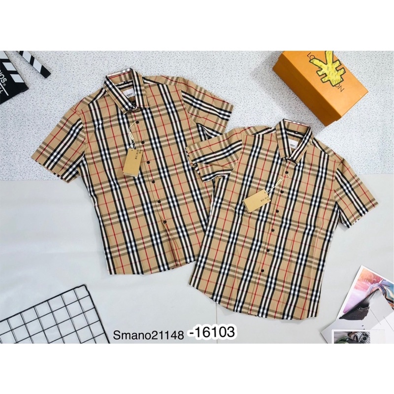 Sơ Mi Cộc Tay BBr Newww - Sơ Mi Nam BBR Kẻ nhỏ Siêu Đẹp