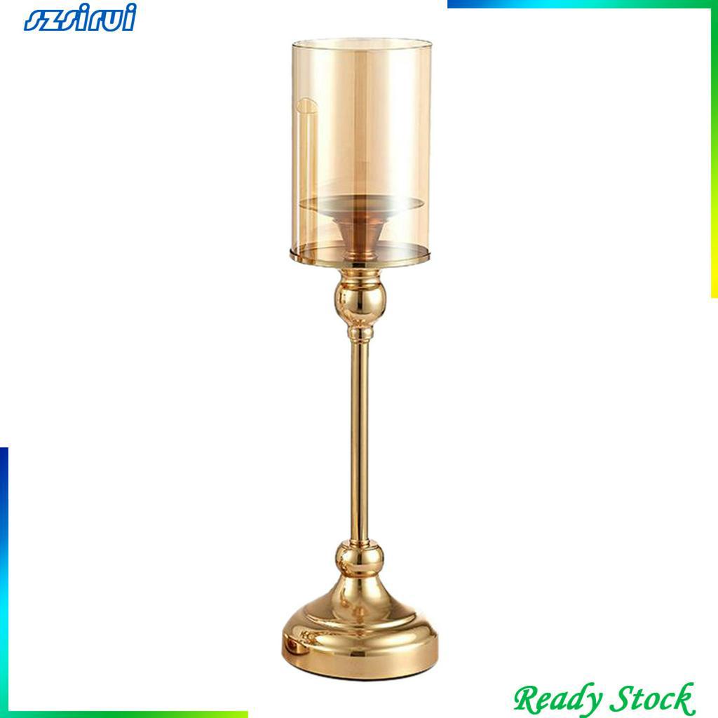 Chân Nến Dạng Hình Trụ Bằng Thủy Tinh Sang Trọng