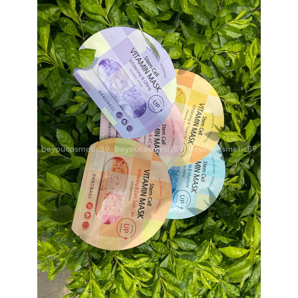 Mặt Nạ Banobagi STEM CELL Dưỡng Ẩm Trắng Da Vita Genic Jelly Vitamin Mask (Miếng lẻ)