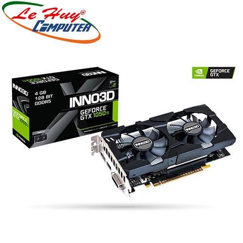 Card màn hình - VGA INNO3D GeForce GTX 1050 Ti Twin X2 4G