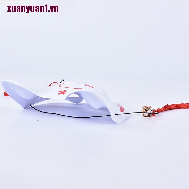 [xuanyuan1] Mặt Nạ Hóa Trang Cáo Nửa Mặt Hóa Trang Halloween Nhật Bản