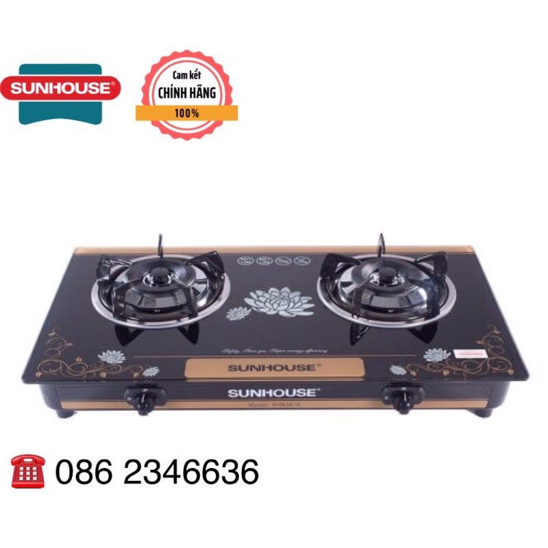 Bếp gas đôi mặt kính Sunhouse SHB3818