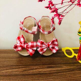 sandal nơ bé gái