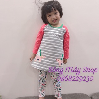 Bộ bé gái Jumping Beans