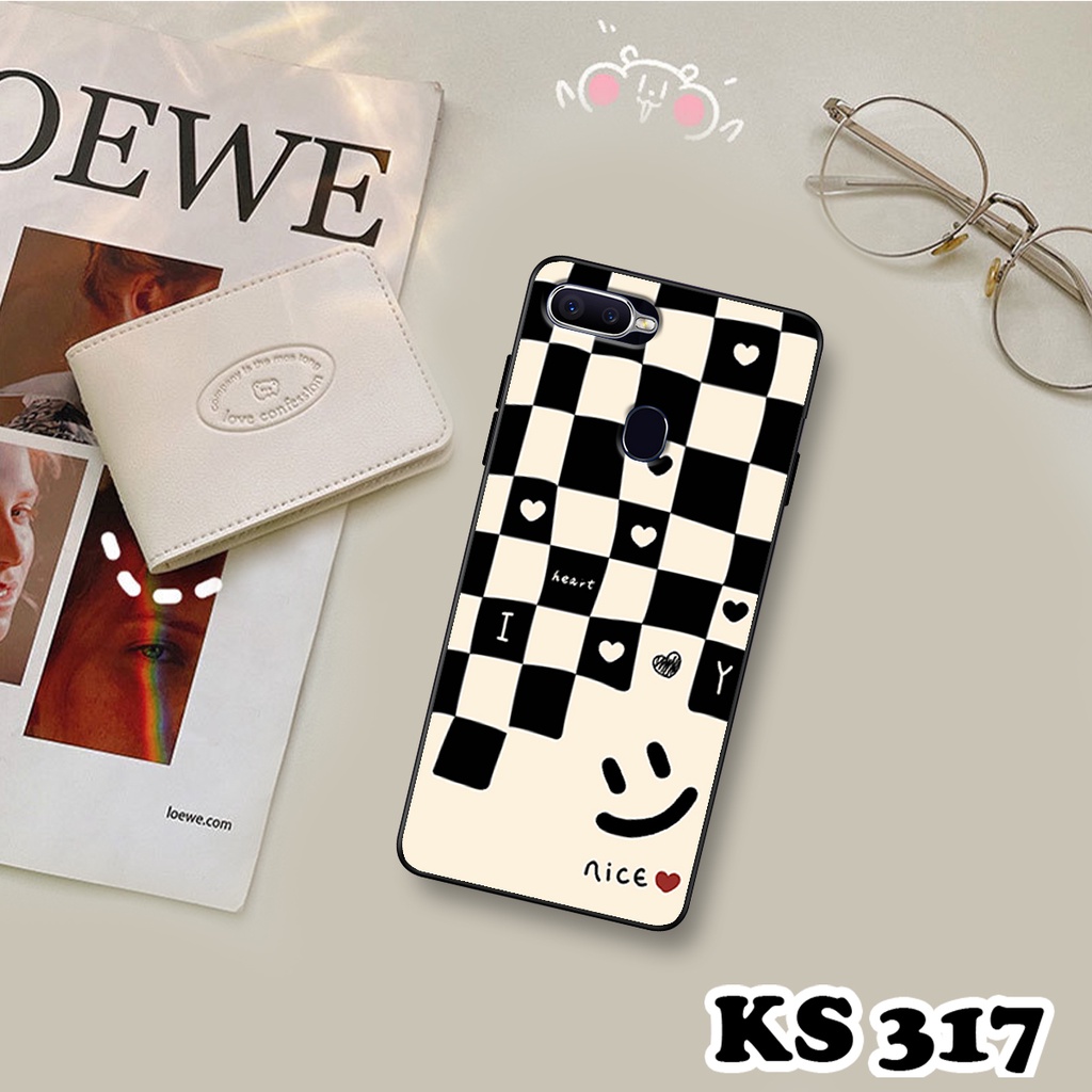 Ốp lưng Oppo F5 - Oppo F5 Youth - Ốp in hình họa tiết caro - Chất liệu TPU siêu bền, sang trọng