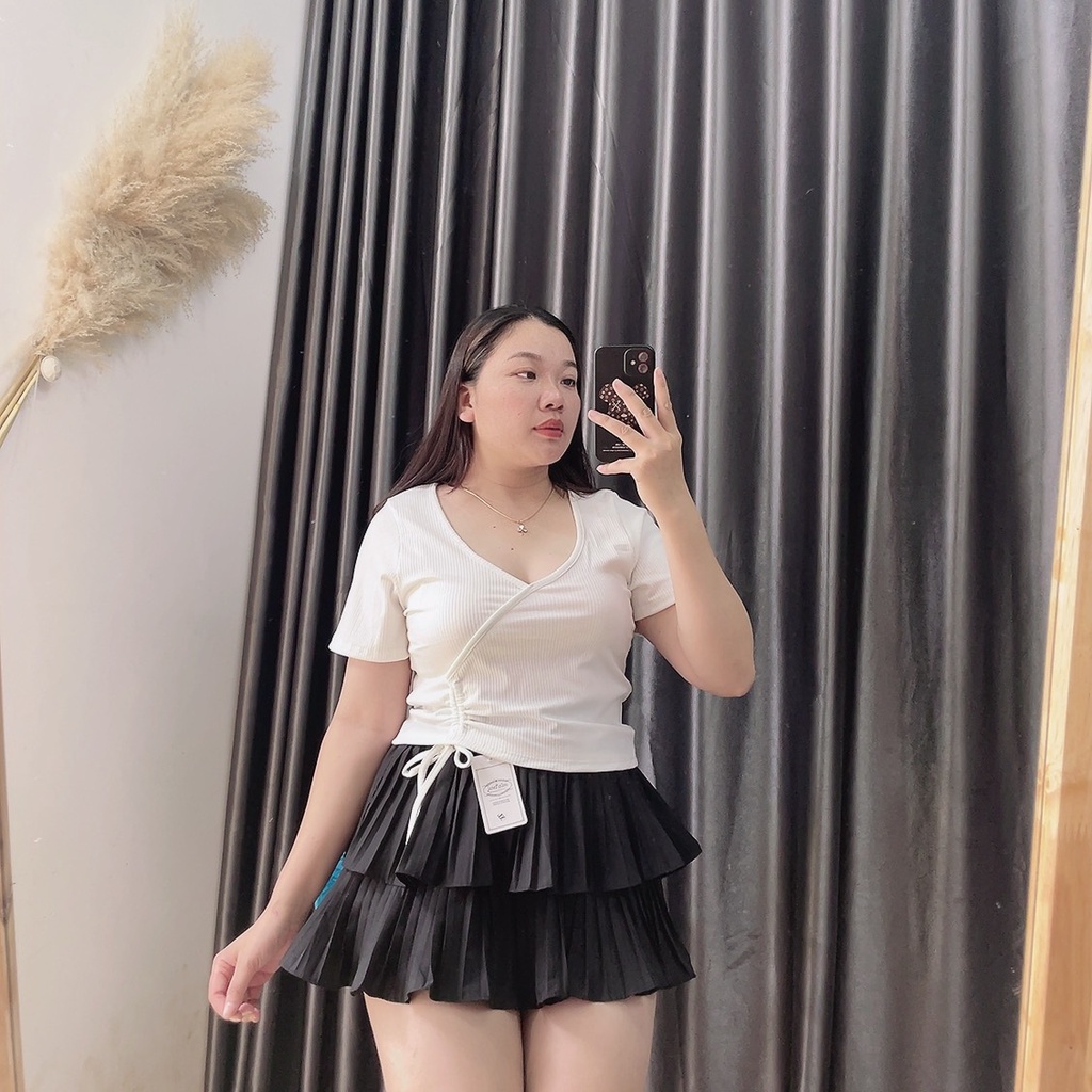 ÁO THUN GÂN TĂM BIGSIZE NỮ LÊN PHOM CỰC HACK DÁNG DỄ THƯƠNG MÃ G9